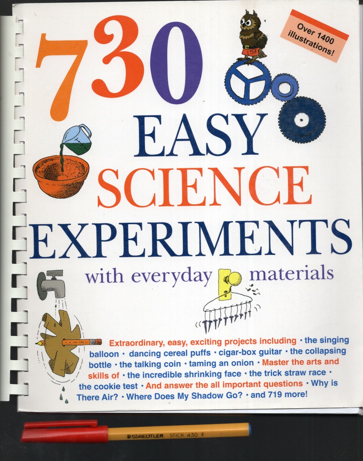 Staying at Home? 3lb / 1.3kg 730 EASY SCIENCE EXPERIMENTS Enjoy as you Learn EC+