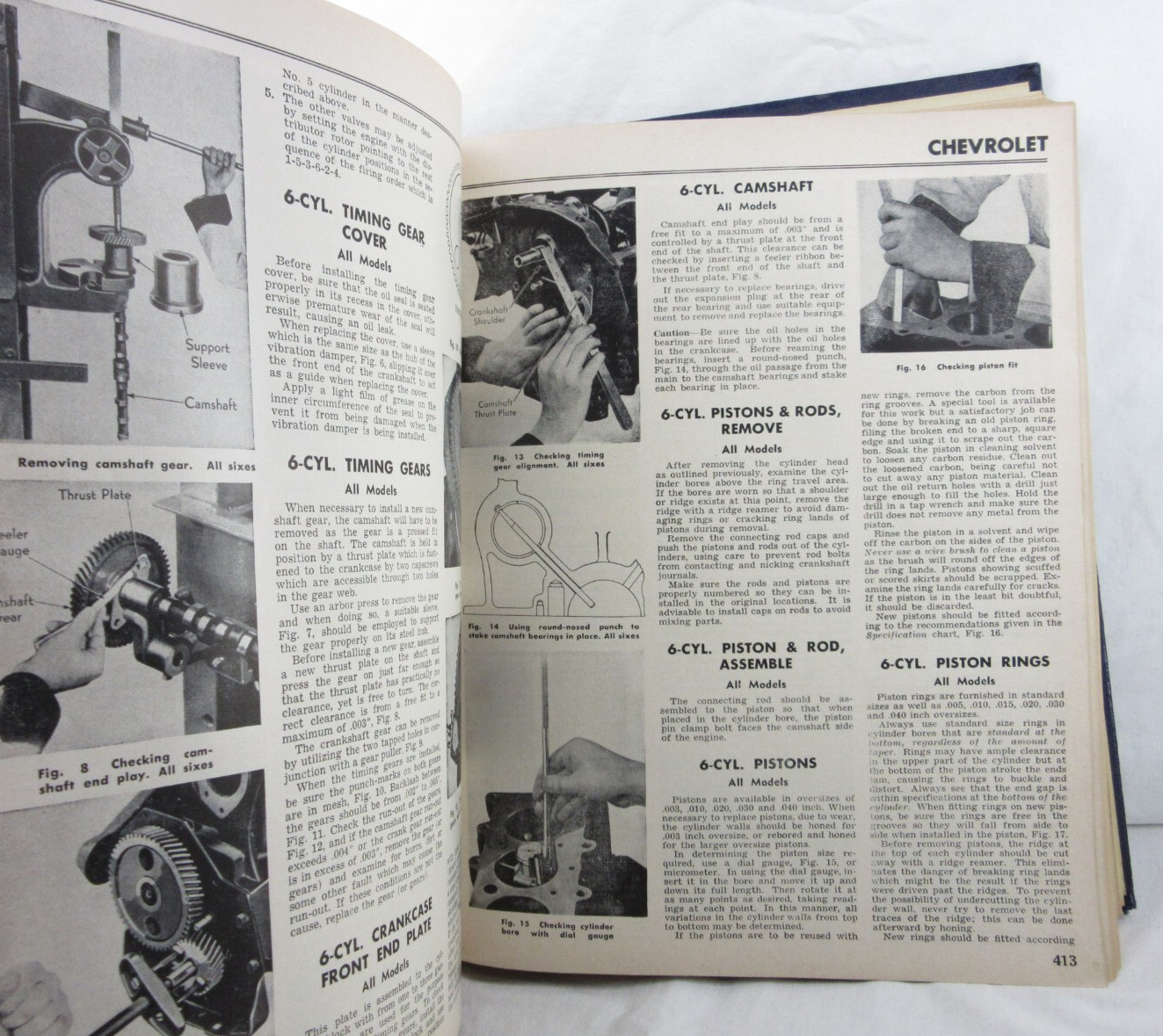 MOTORS AUTO REPAIR MANUAL * 1958 Third Printing * 1949-1958 Models – 21st -Book
