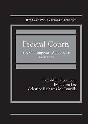 Federal Courts: A Contemporary – Hardcover, by Doernberg Donald; Lee – Very Good
