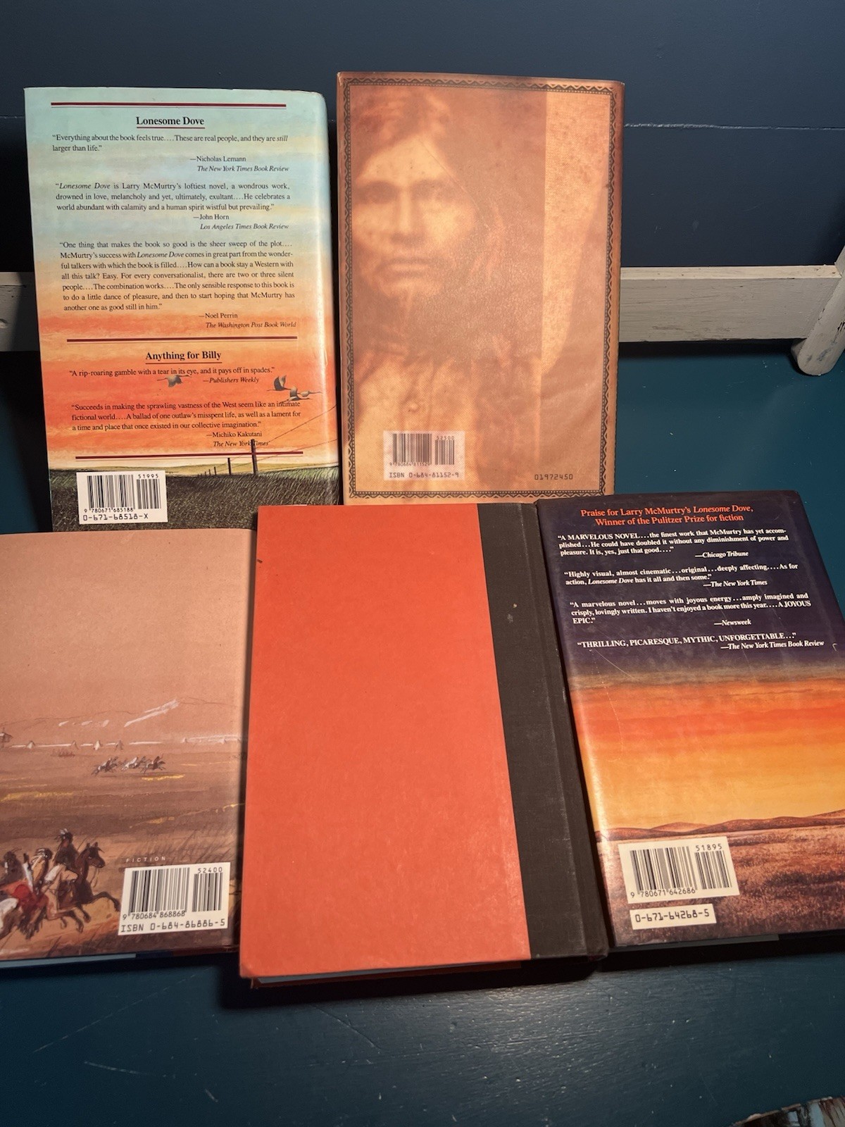 Lot 5 Larry McMurtry HC/DJ Buffalo Girls The Late Child Anything For Billy Etc