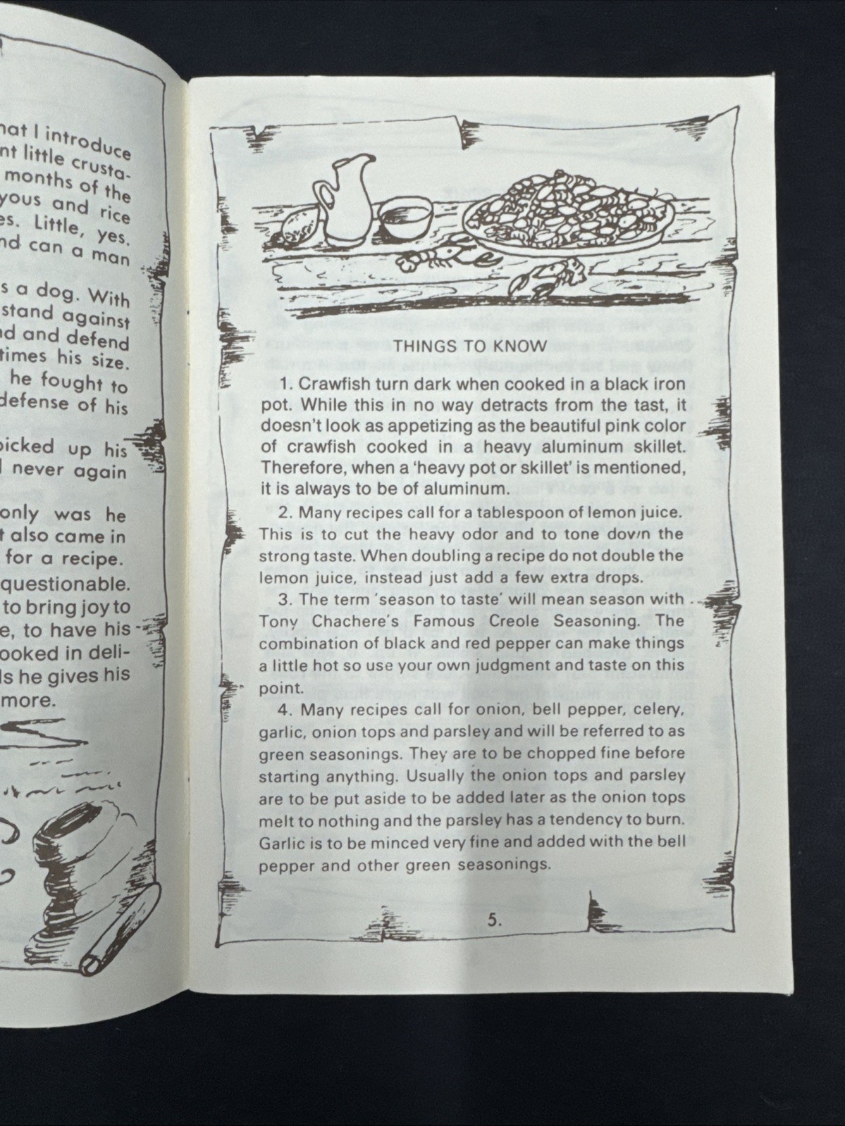 The Crawfish Cook Book by Dalmatian D, Dupre (1982 Paperback 32 Pages)