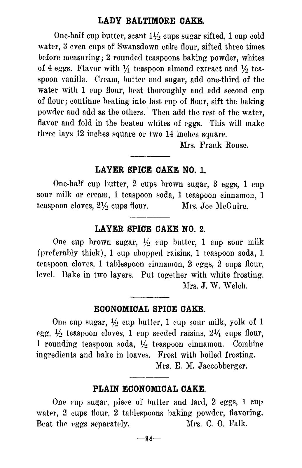 1915 Benson Woman’s Club Vintage Cook Book 175 Pages