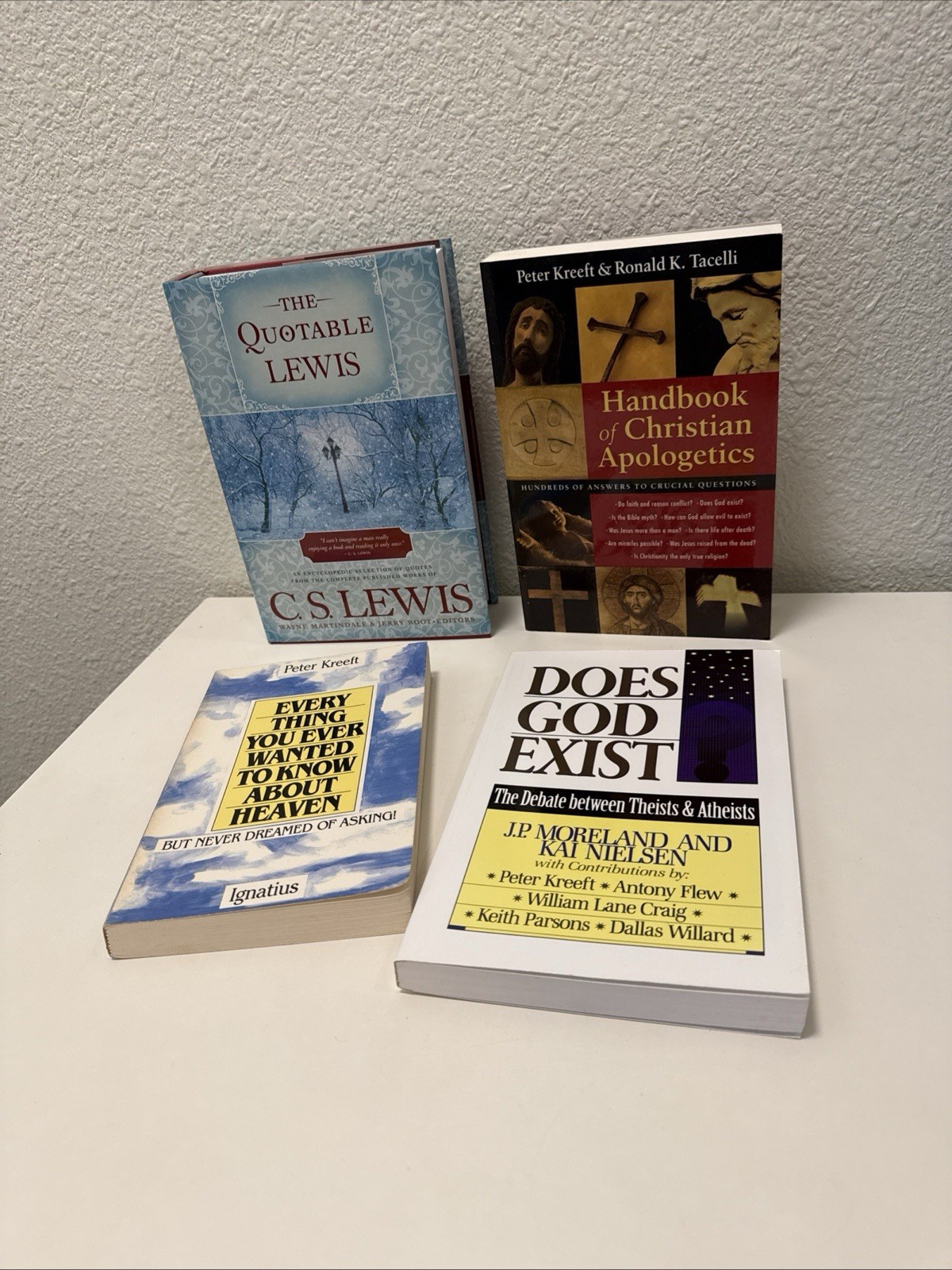 Christian Apologetics Book Lot Peter Kreeft C.S. Lewis