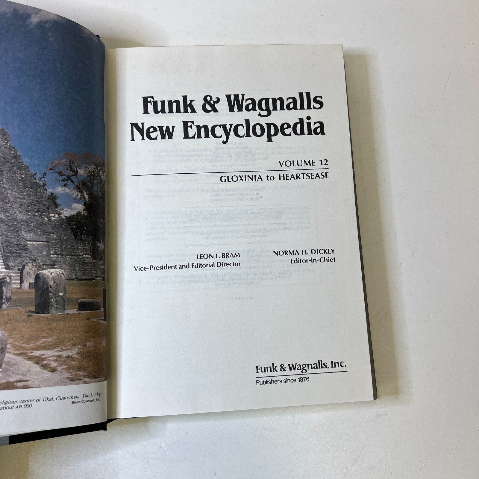 Funk and Wagnalls New Encyclopaedia, Vol. 12, by Leon L. Bram Hardcover