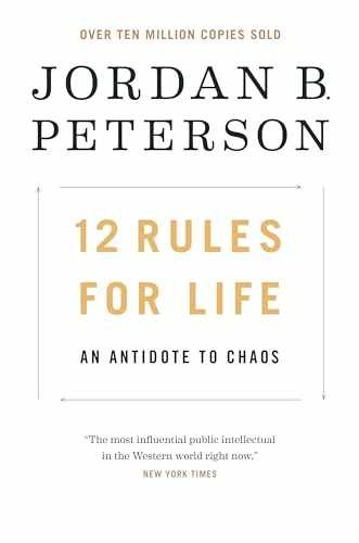 12 Rules for Life: An Antidote – Hardcover, by Peterson Jordan B. – Very Good b