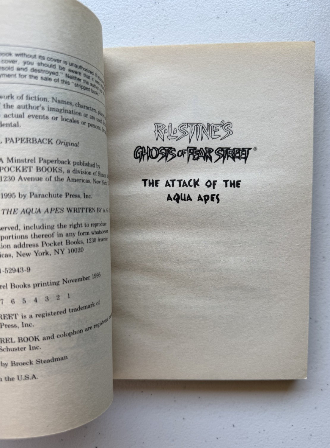Lot of 14 Like New Vtg RL Stine Ghosts of Fear Street ppbs 13 are 1st print