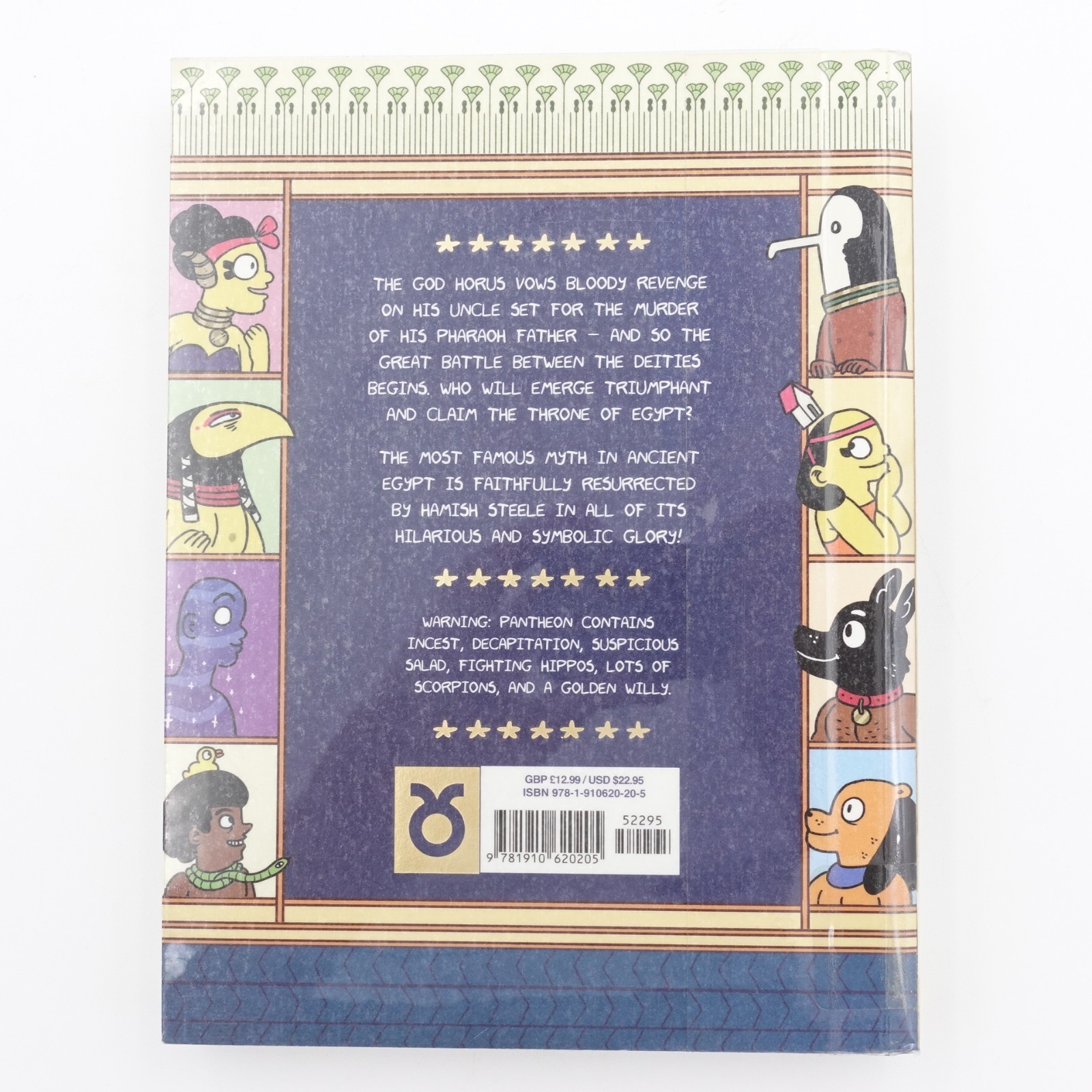 Pantheon The True Story of the Egyptian Deities by Hamish Steele X-Lib PB VGUC