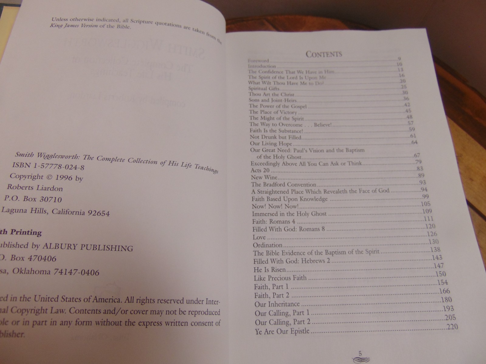 Smith Wigglesworth: Complete Collection HC – Compiled by Roberts Liardon Signed