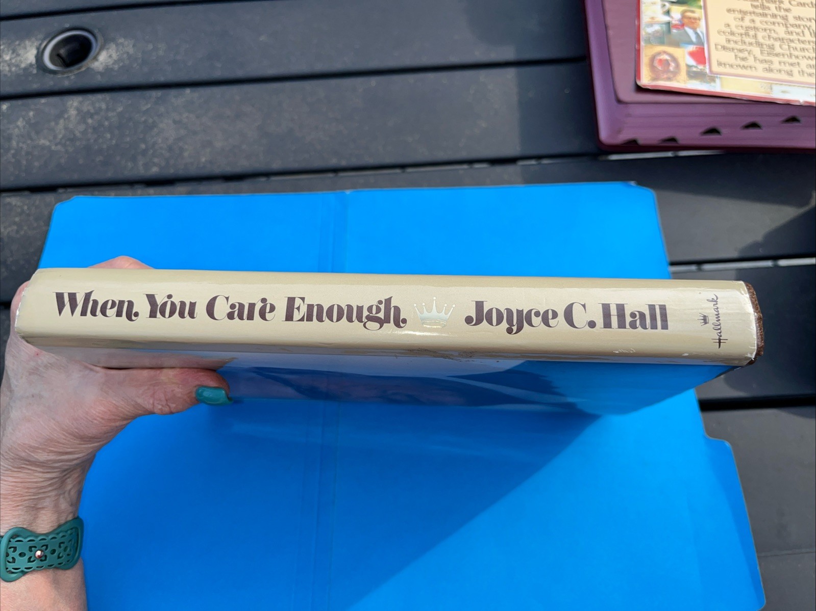 WHEN YOU CARE ENOUGH BY JOYCE C. HALL 1st ED. HC DJ 1979 EUC