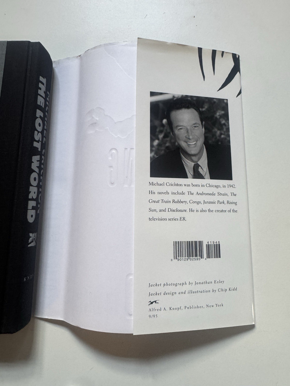 Michael Crichton The Lost World Jurassic Park Hardcover 1995 1st Trade HCDJ VGC