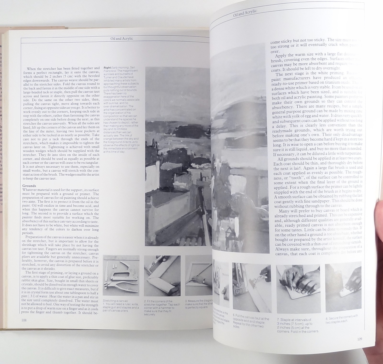 1983 Bartlett DRAWING & PAINTING THE LANDSCAPE art instruction HC/DJ composition