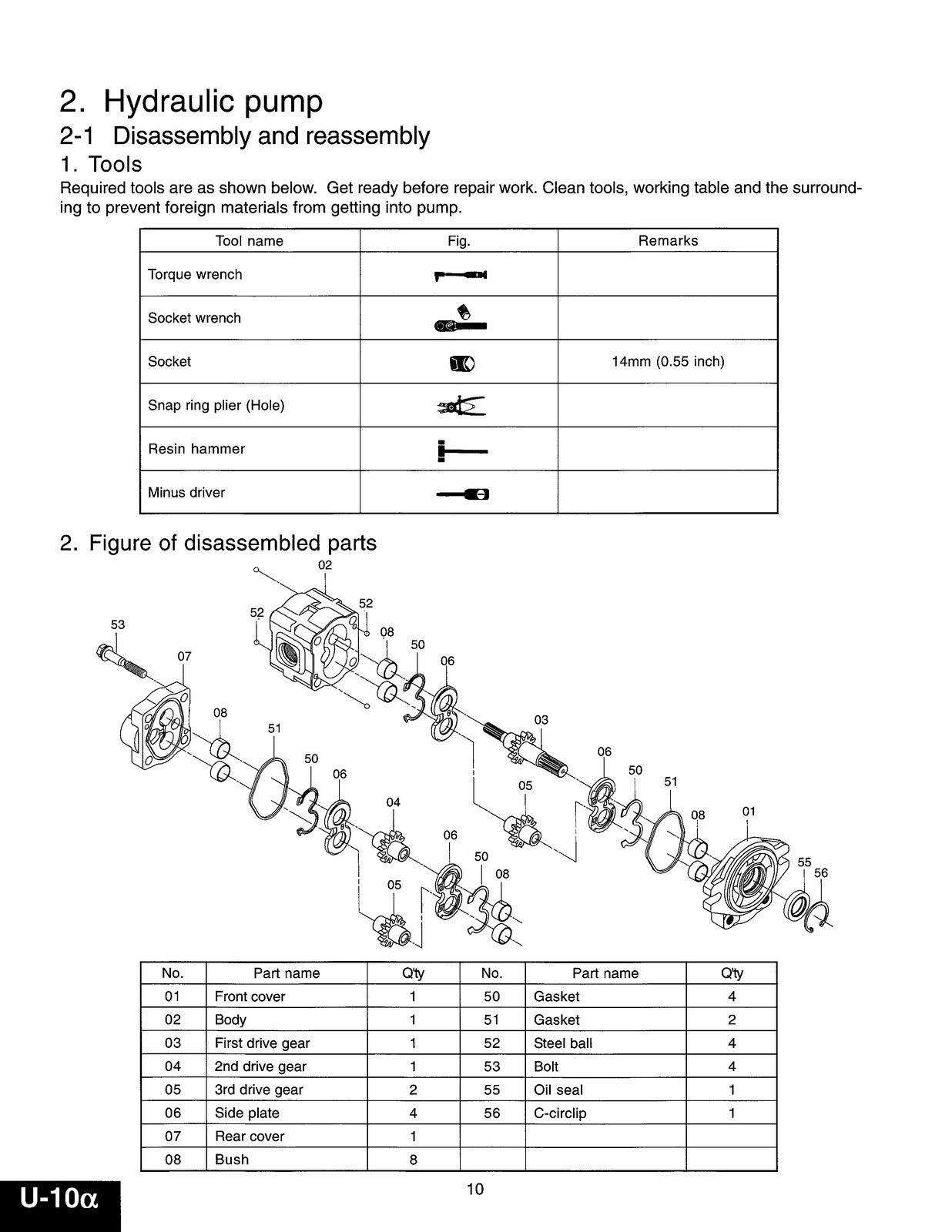 KUBOTA U10 U20 U35 U45 EXCAVATOR WORKSHOP MANUAL – SPIRAL CLOSURE – TOUGH COVERS