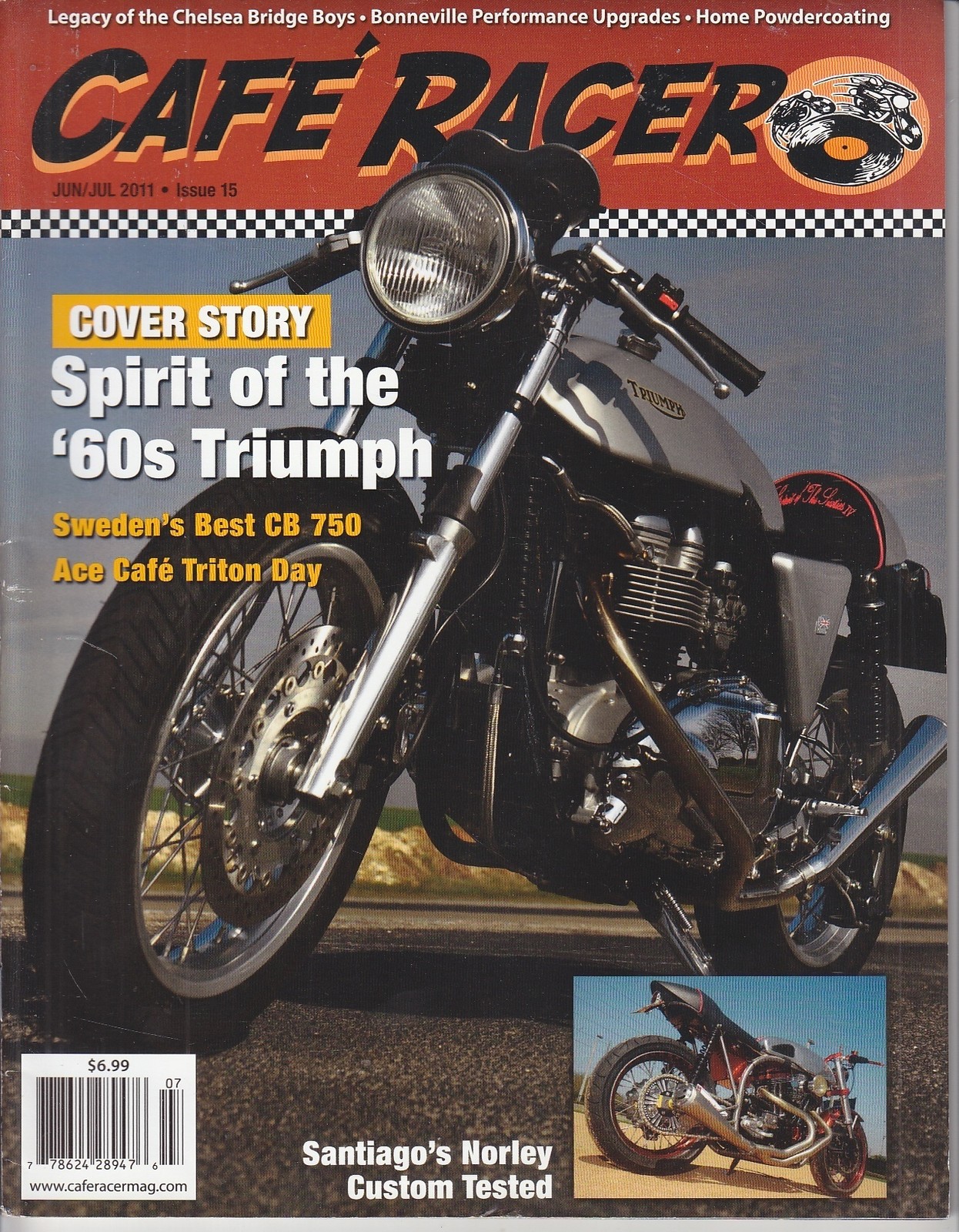 Cafe Racer June / July 2011 Spirit of the ’60s Triumph