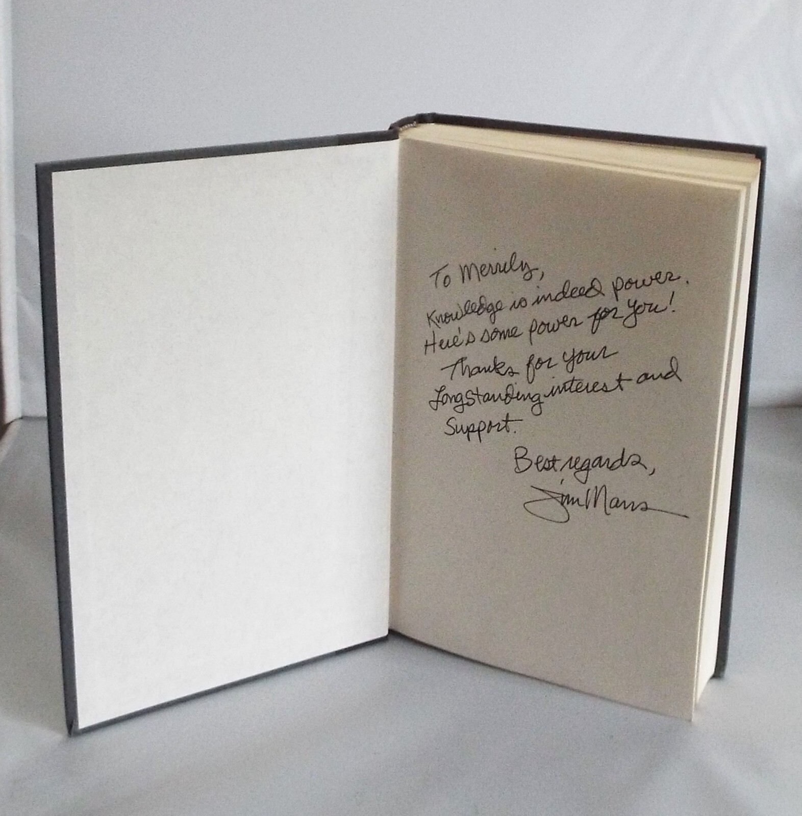 Rule by Secrecy Jim Marrs SIGNED Hardback with Dust Jacket Very Good Condition