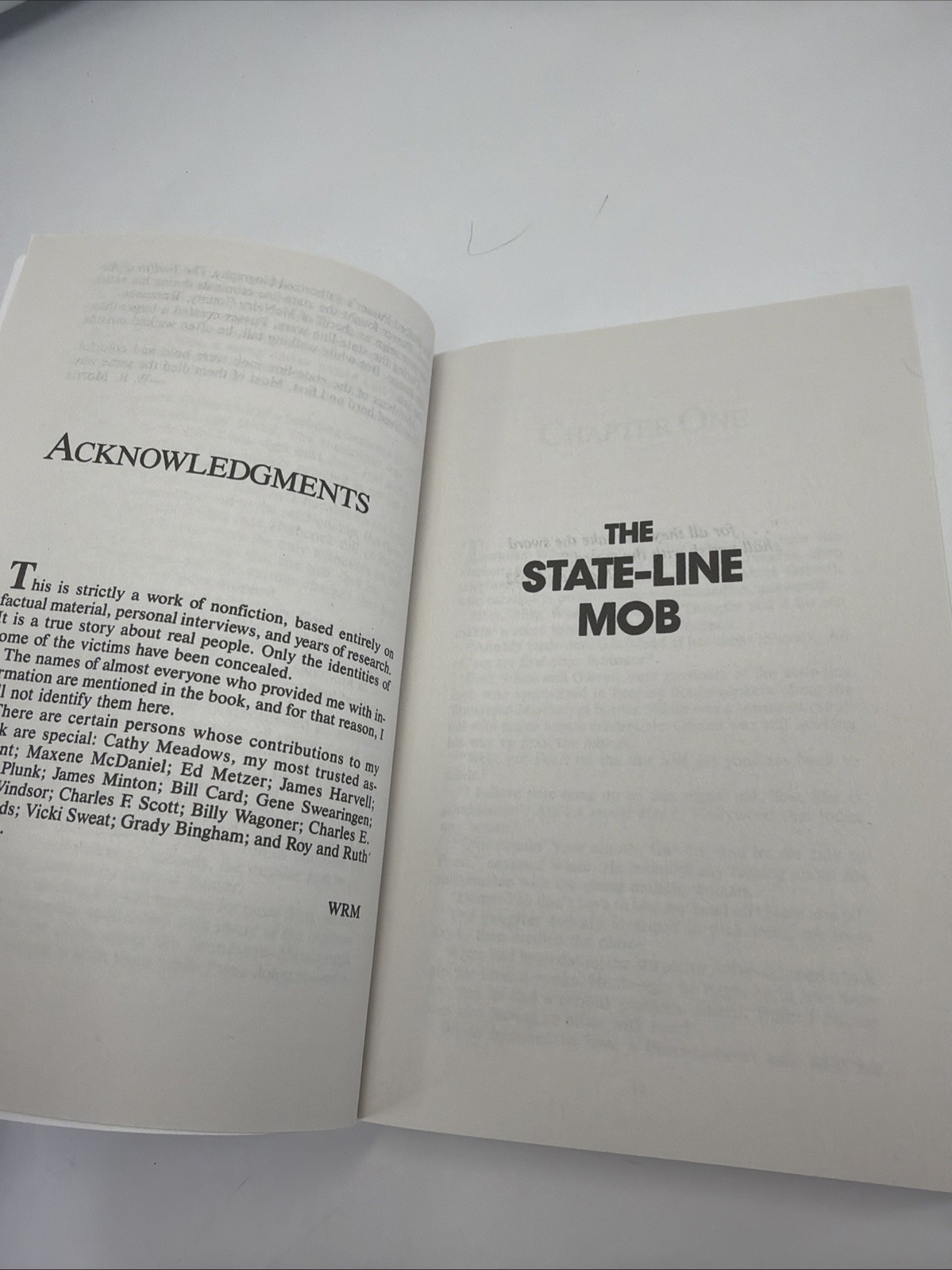 The State Line Mob: A True Story of Murder and Intrigue By W. R. Morris Sc