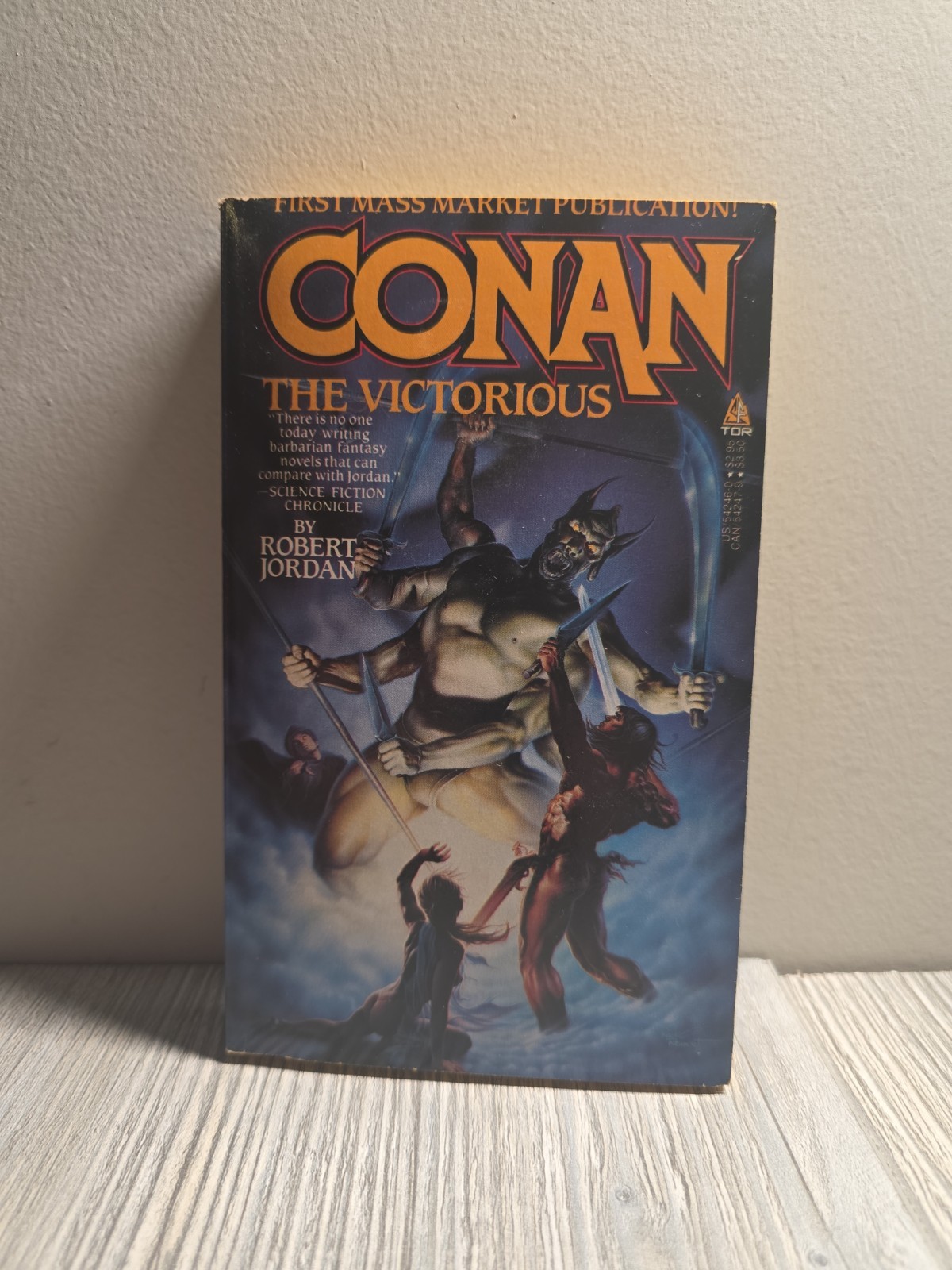 Vintage Conan the Barbarian Robert Jordan 4 Book Boxed Set Tor Fantasy Paperback