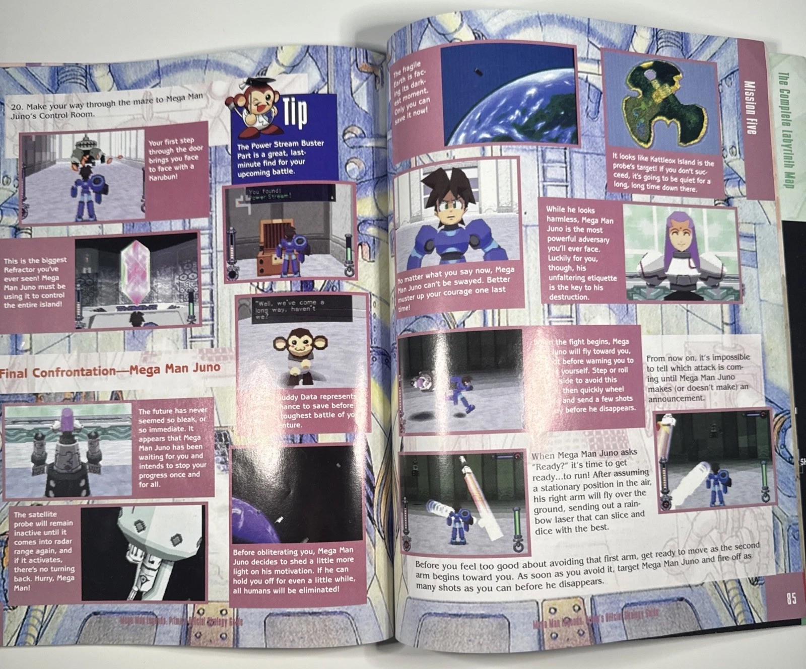 Mega Man Legends Official Strategy Game Guide by Prima and Capcom PS1 N64