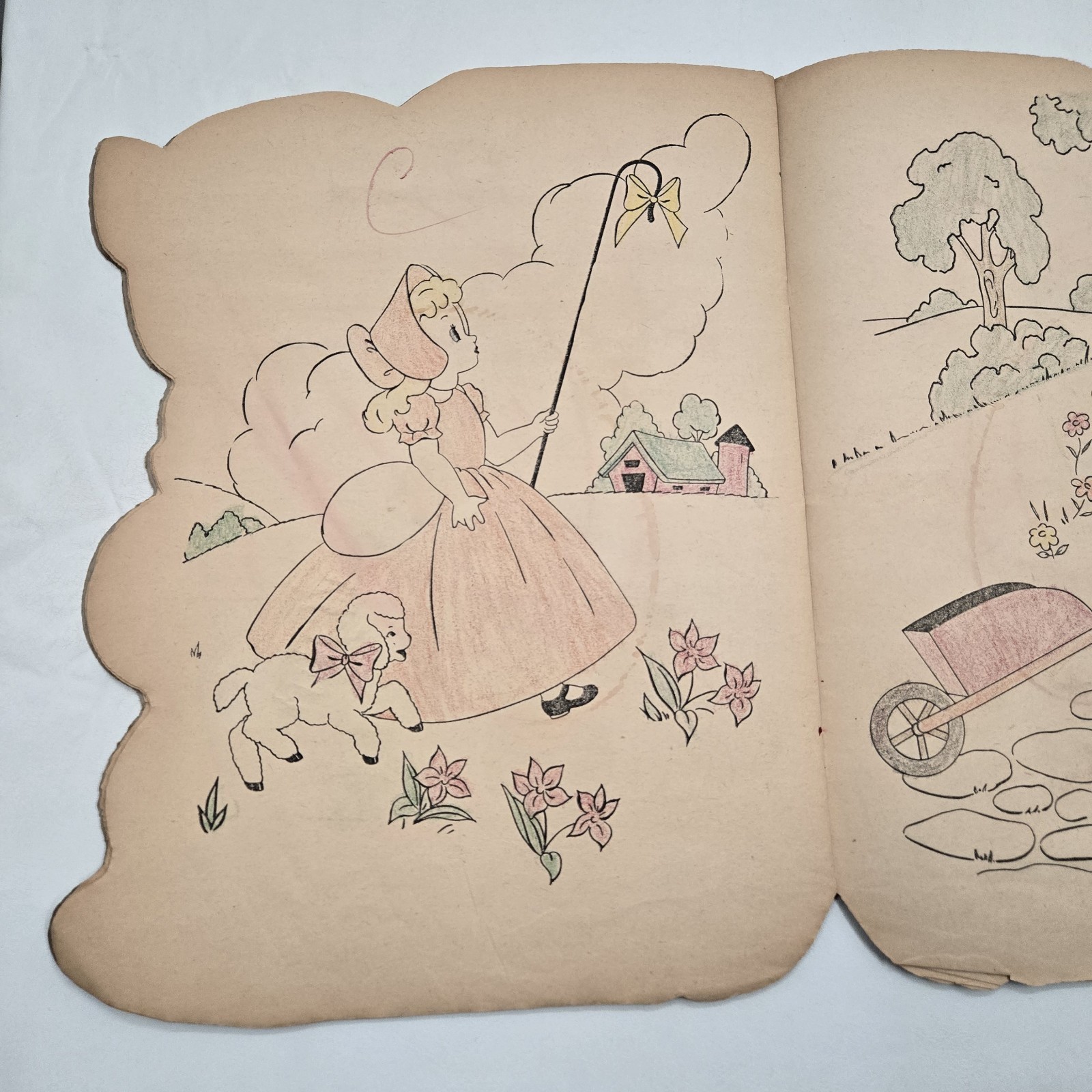 Tom Kitten’s Coloring Book Vintage 1940’s Kids Used See Description