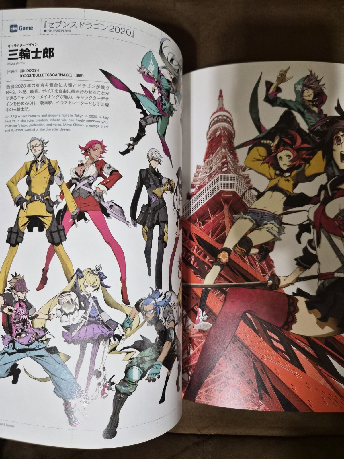 Heroes and Heroines: Japanese Video Game + Animation Illustration Art Book Anime