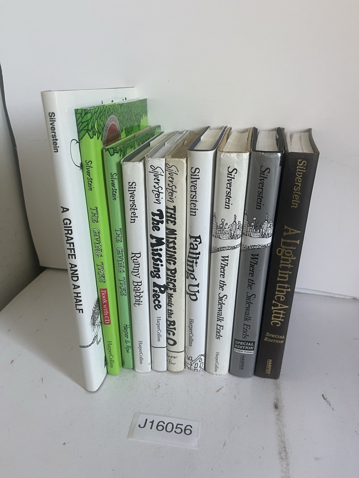 SHEL SILVERSTEIN Books Lot 10 Hardcover First Printing DJ Mixed Years & Titles