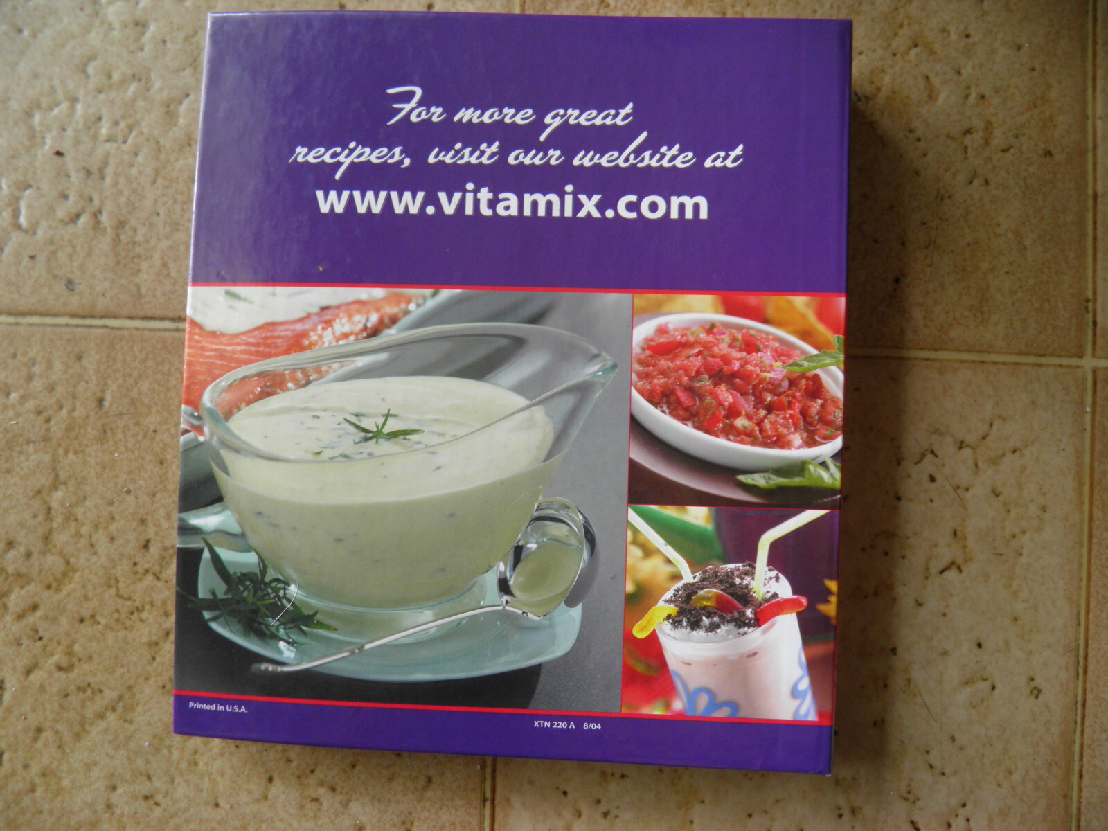 Vitamix Whole Food Recipes For Better Living – cook book – 3-Ring – vita-mix