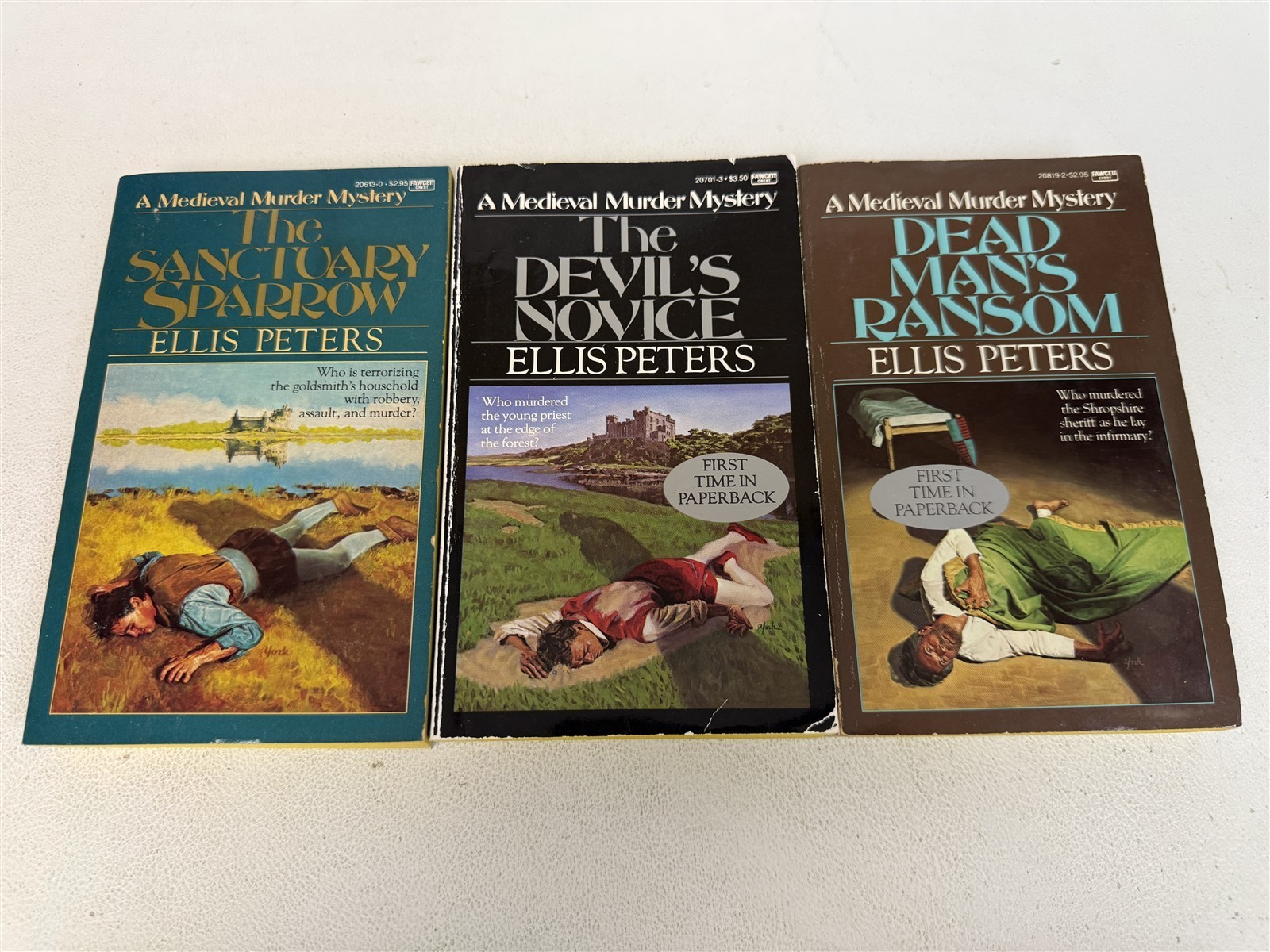 Ellis Peters Lot Complete Set All 21 BROTHER CADFAEL Mystery Paperbacks