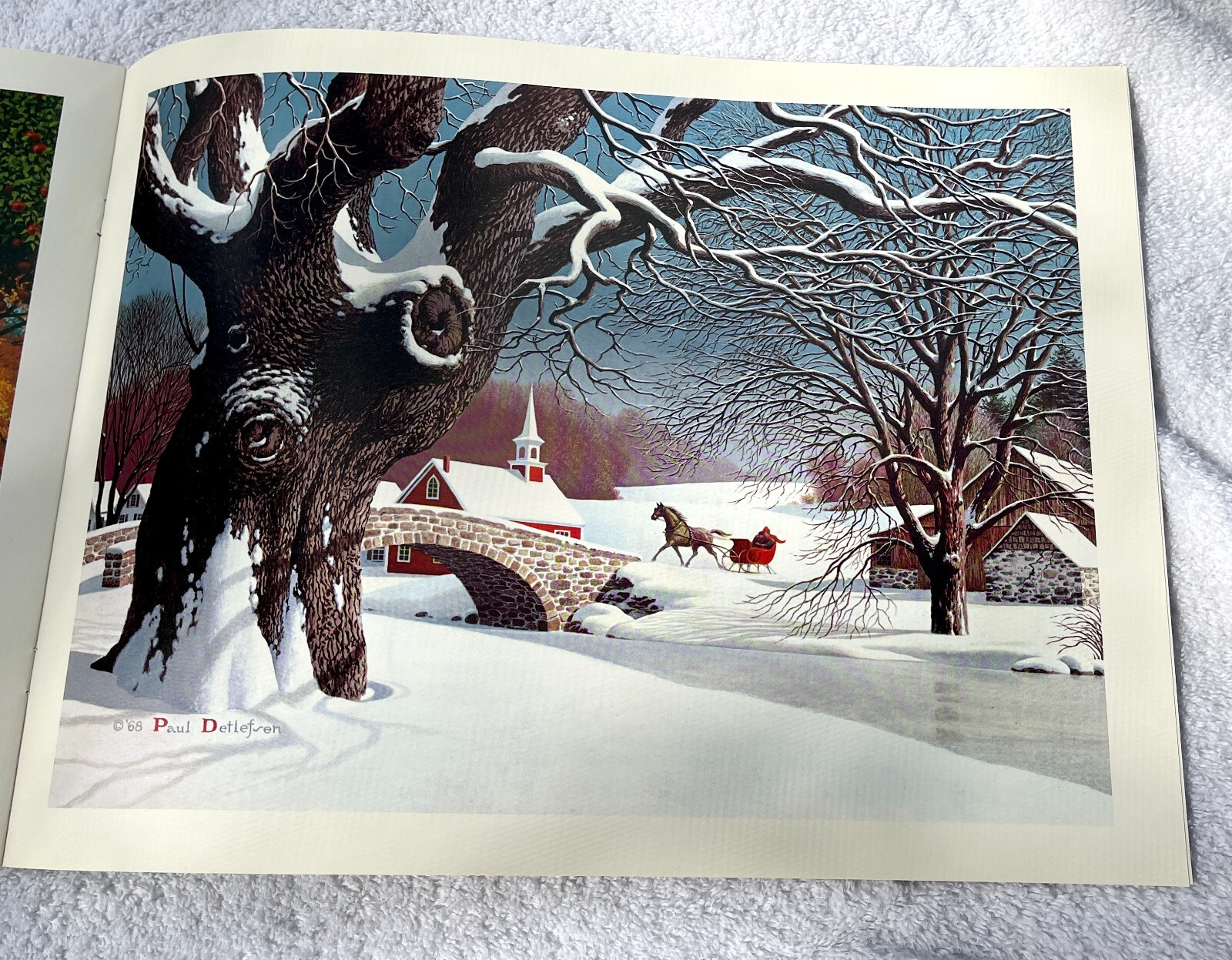 1977 Happy Memories By Paul Detlefsen 5 Prints 9″ X 12″ Inside Book # 1 NEW