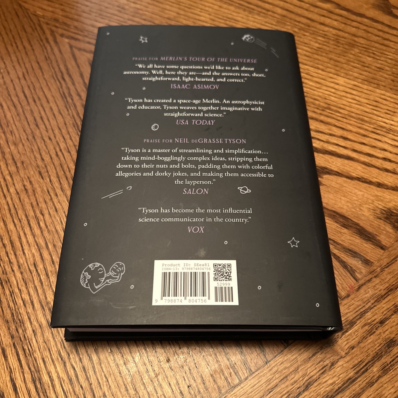 Neil deGrasse Tyson SIGNED Book Merlin’s Tour of the Universe Revised & Updated