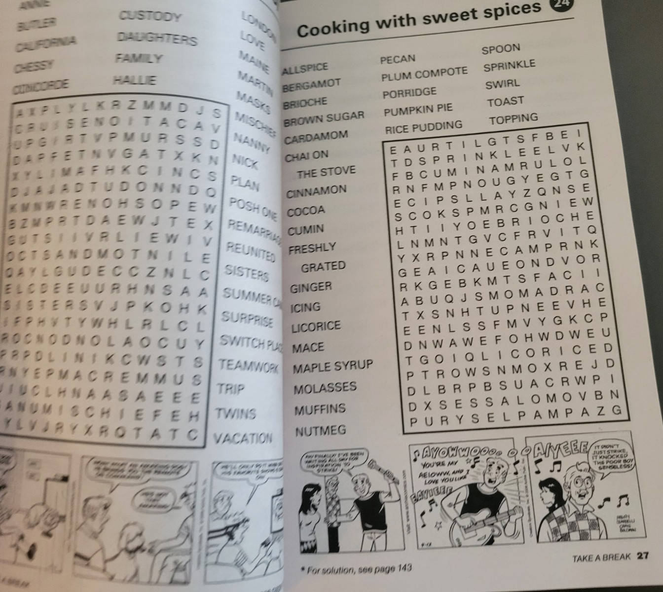 Archie Themed Word Search Puzzle Book by Take-A-Break – Over 134 Challenges