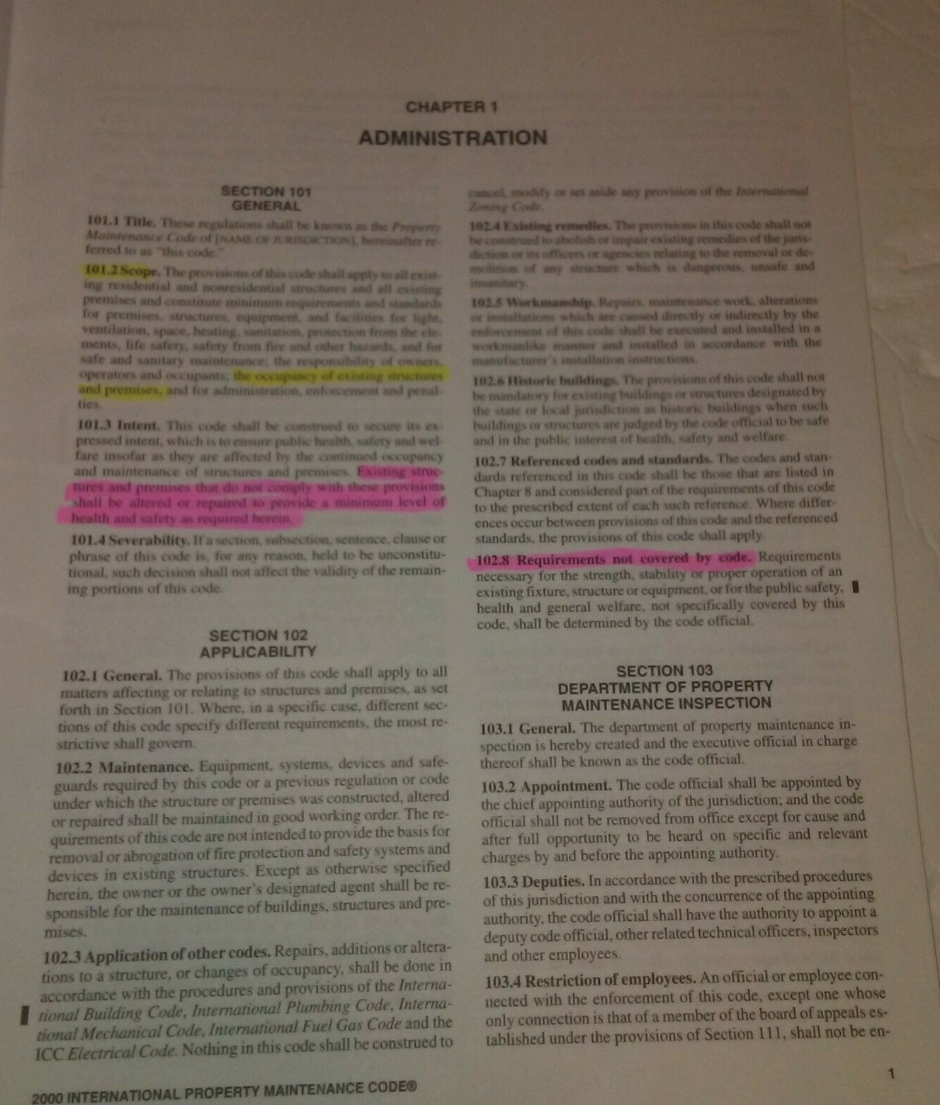 2000 International Property Maintenance Code ICC International Code Council