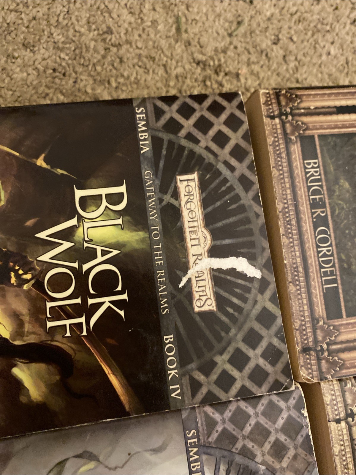 7 Book Lot Vintage Wizards Of The Coast Forgotten Realms Priests 1-3, Sembia 1st