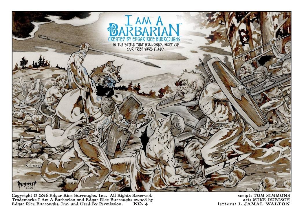 I AM A BARBARIAN – the graphic novel. DISCOUNTED DEALER LOTS