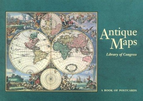Antique Maps : Postcard Book Paperback Pomegranate Staff