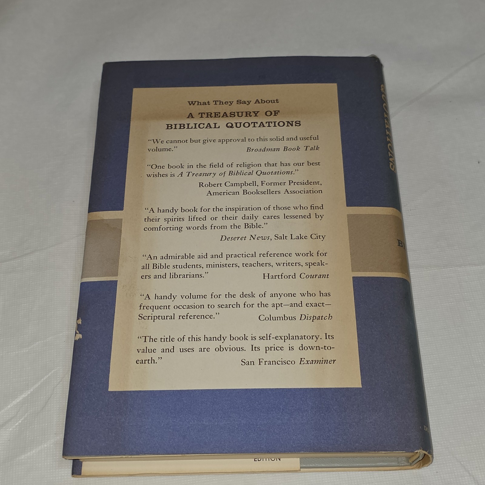 Biblical Quotations From New & Old Testaments by Lester V. Berrey 1948