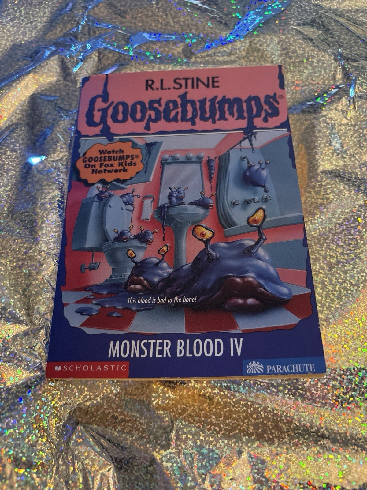 Vintage RL Stine Goosebumps Book Monster Blood IV Scholastic 1997 first edition
