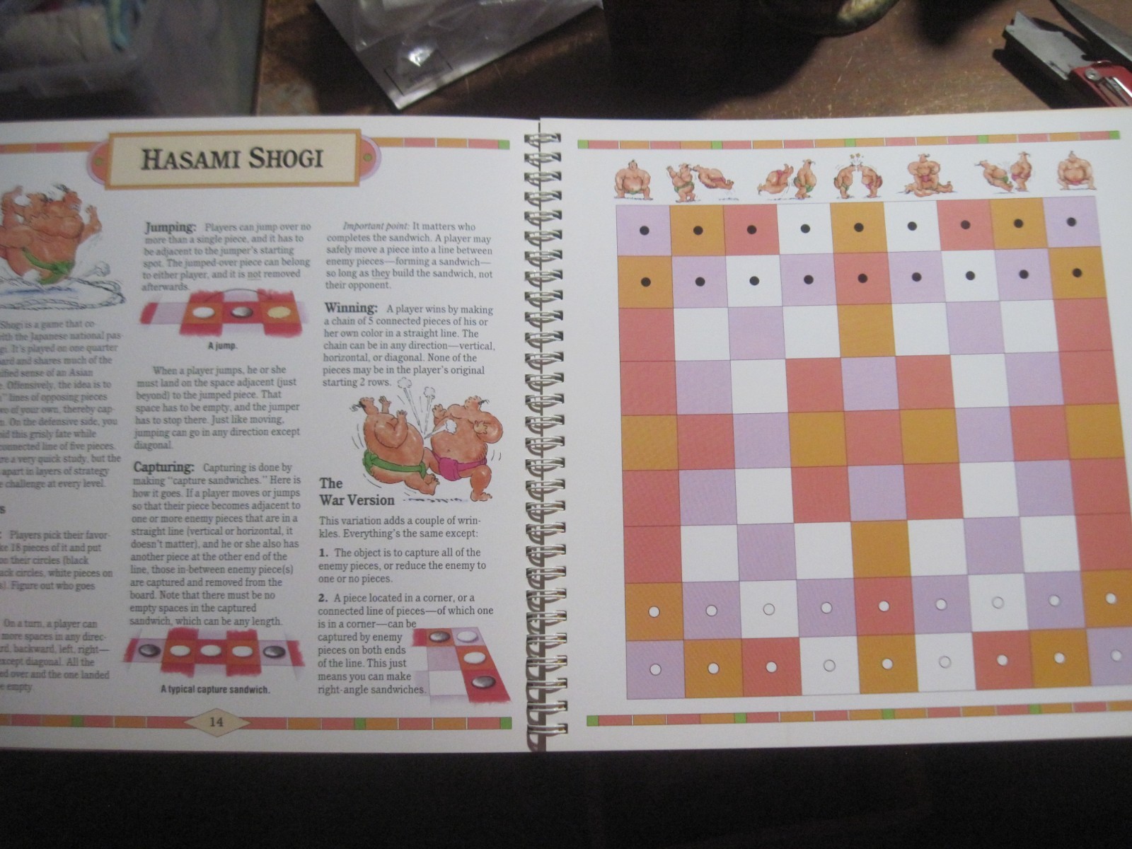 The Book of Classic Board Games with Other (Klutz) – Spiral-bound – GOOD