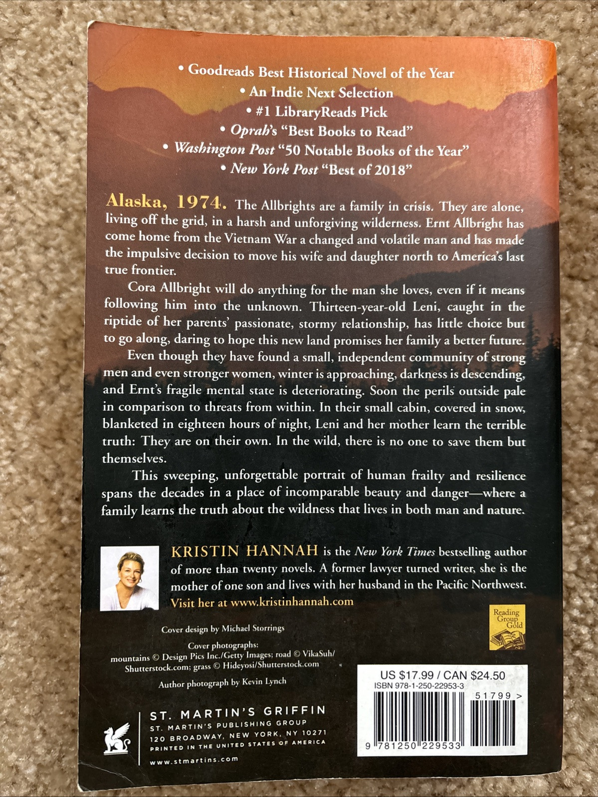 Great Alone : A Novel by Kristin Hannah (2019, Trade Paperback)