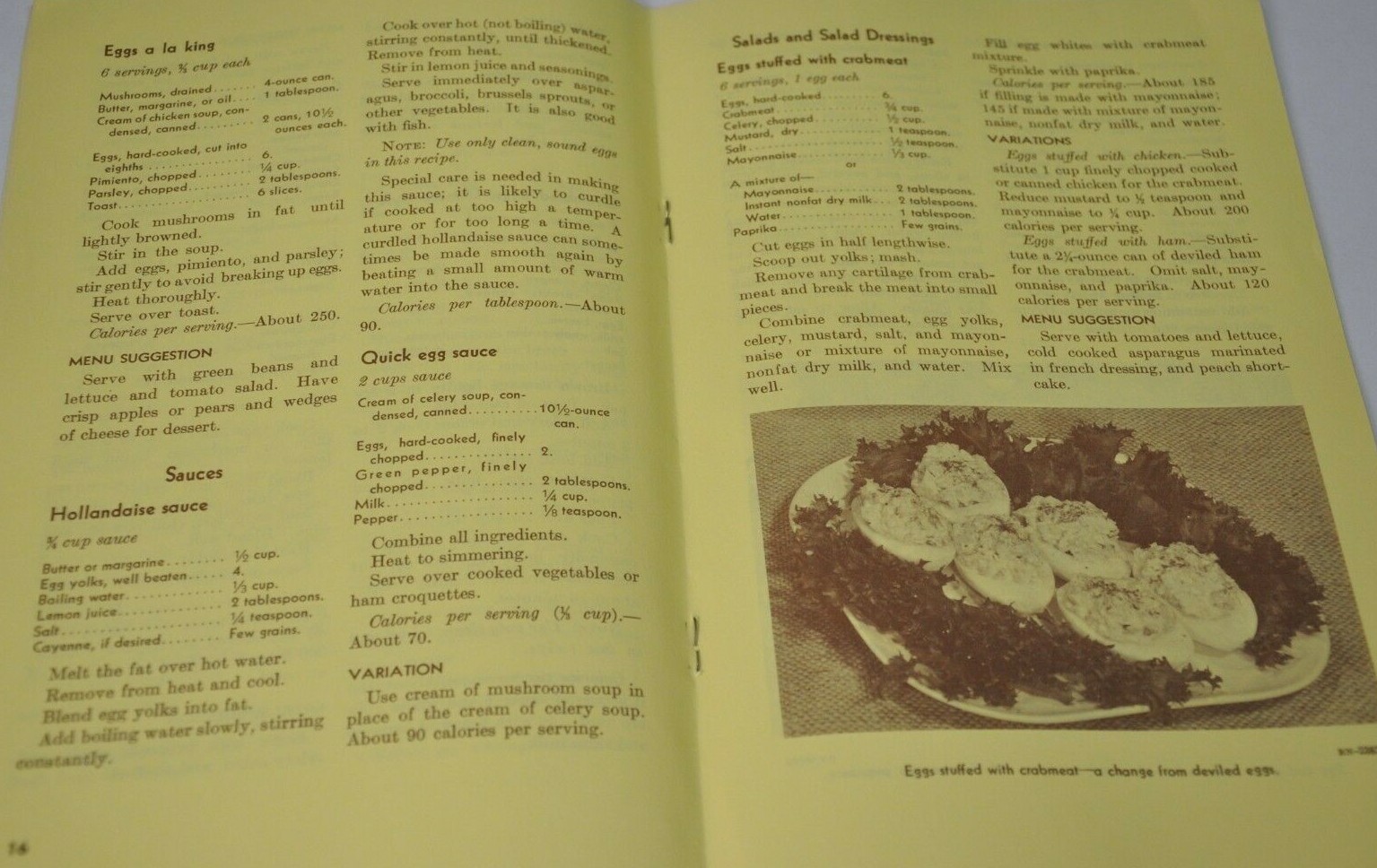 1966 Eggs in Family Meals a Guide for Consumers US Dept of Agriculture 32 pages