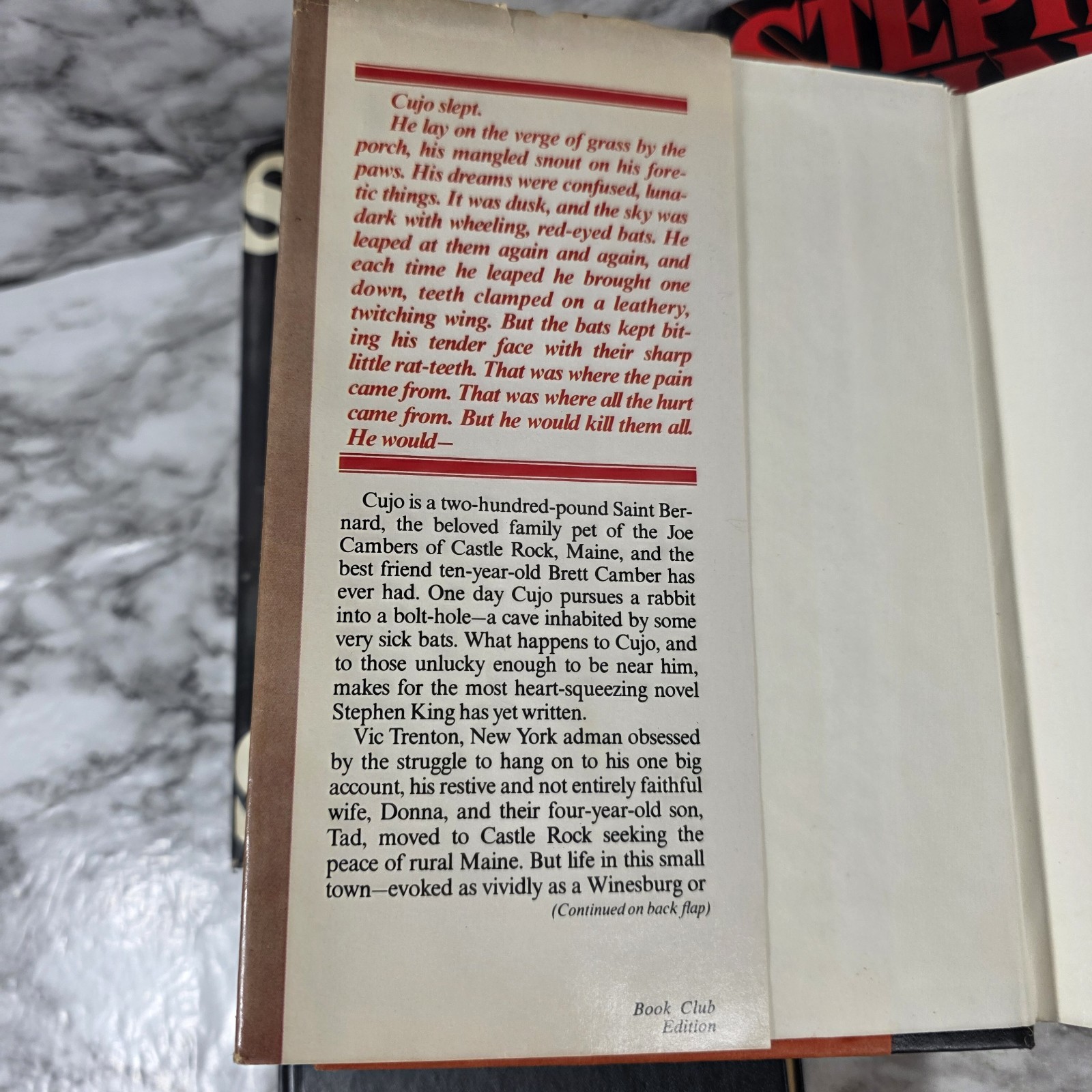 Stephen King Hardcover Book Lot 4 Talisman Cujo Shining Seasons READ DESCRIPTION