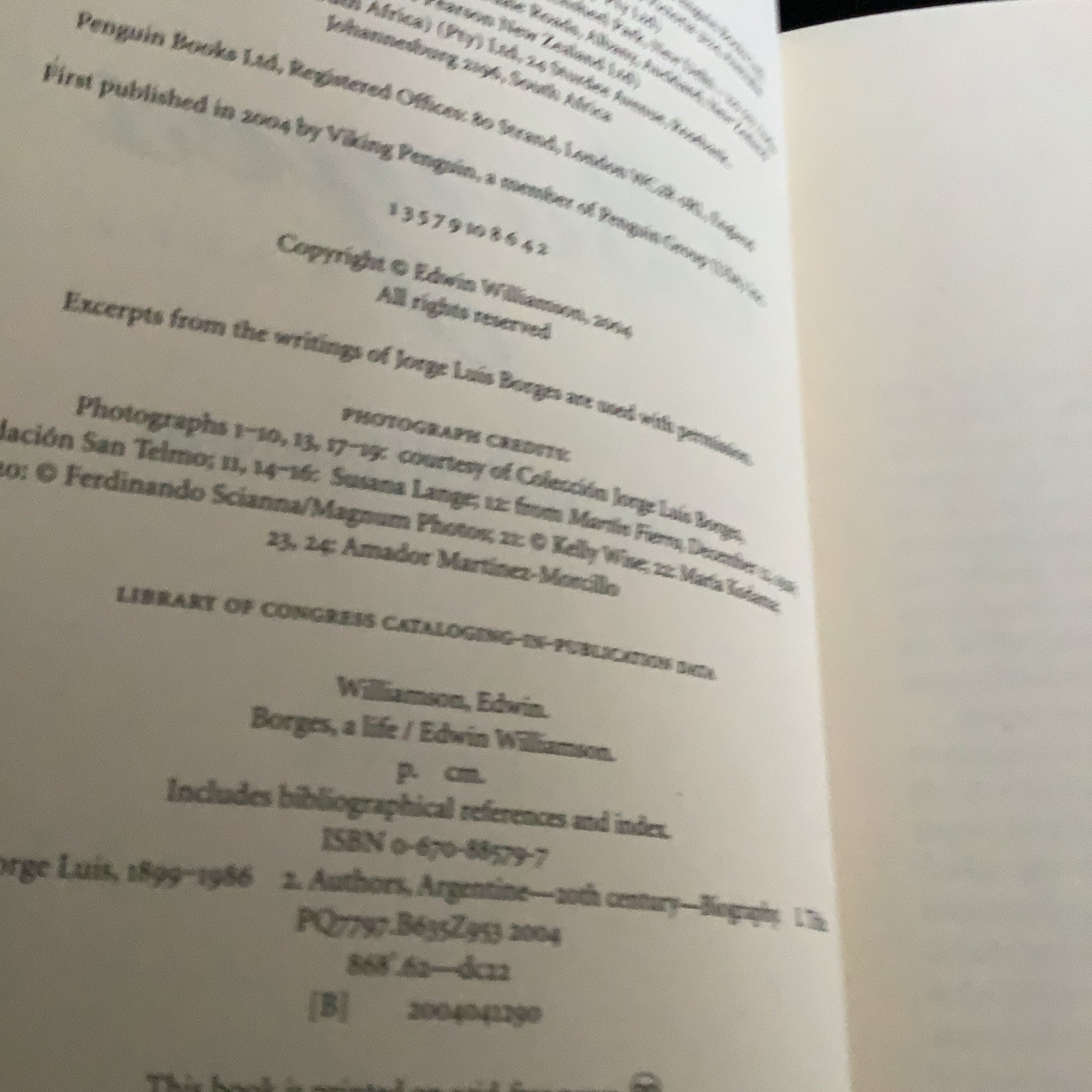Borges : A Life by Edwin Williamson (2004, Hardcover)