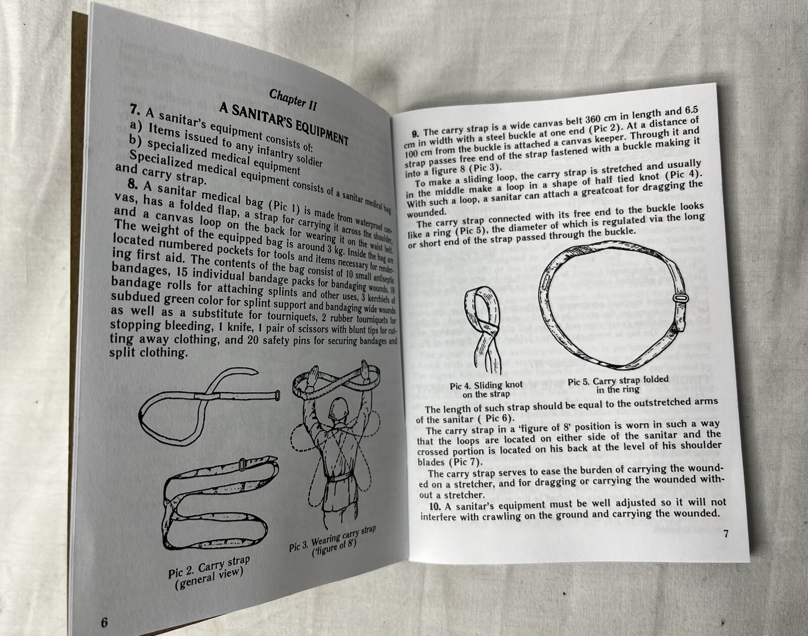 WWII Medic Manual For Sanitar bearers