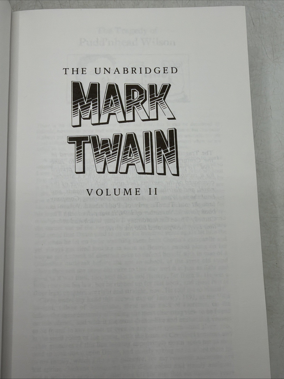 The Unabridged MARK TWAIN Volume 1 and 2 Courage Book set Kurt Vonnegut 1997 VTG