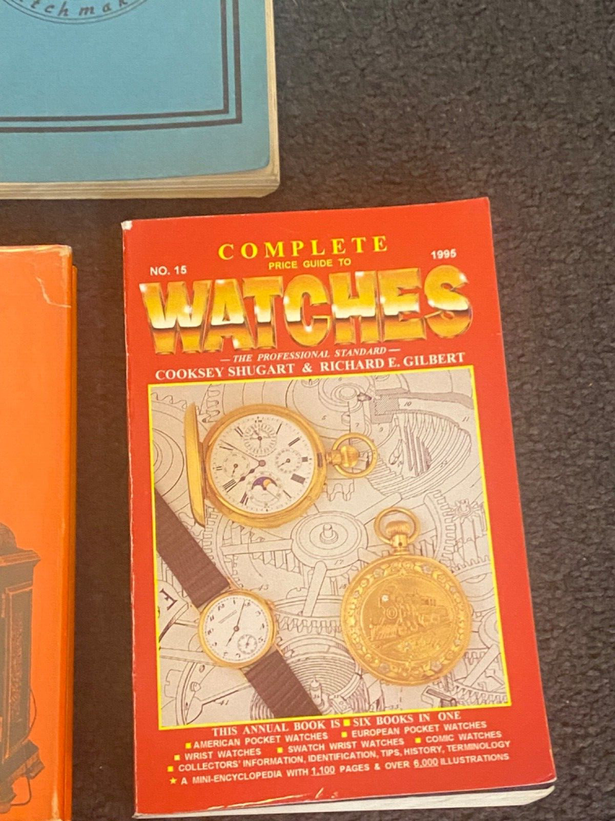 VINTAGE NICE LOT OF 3 WATCH AND CLOCK REPRAIR BOOKS FOR REPAIRMENT