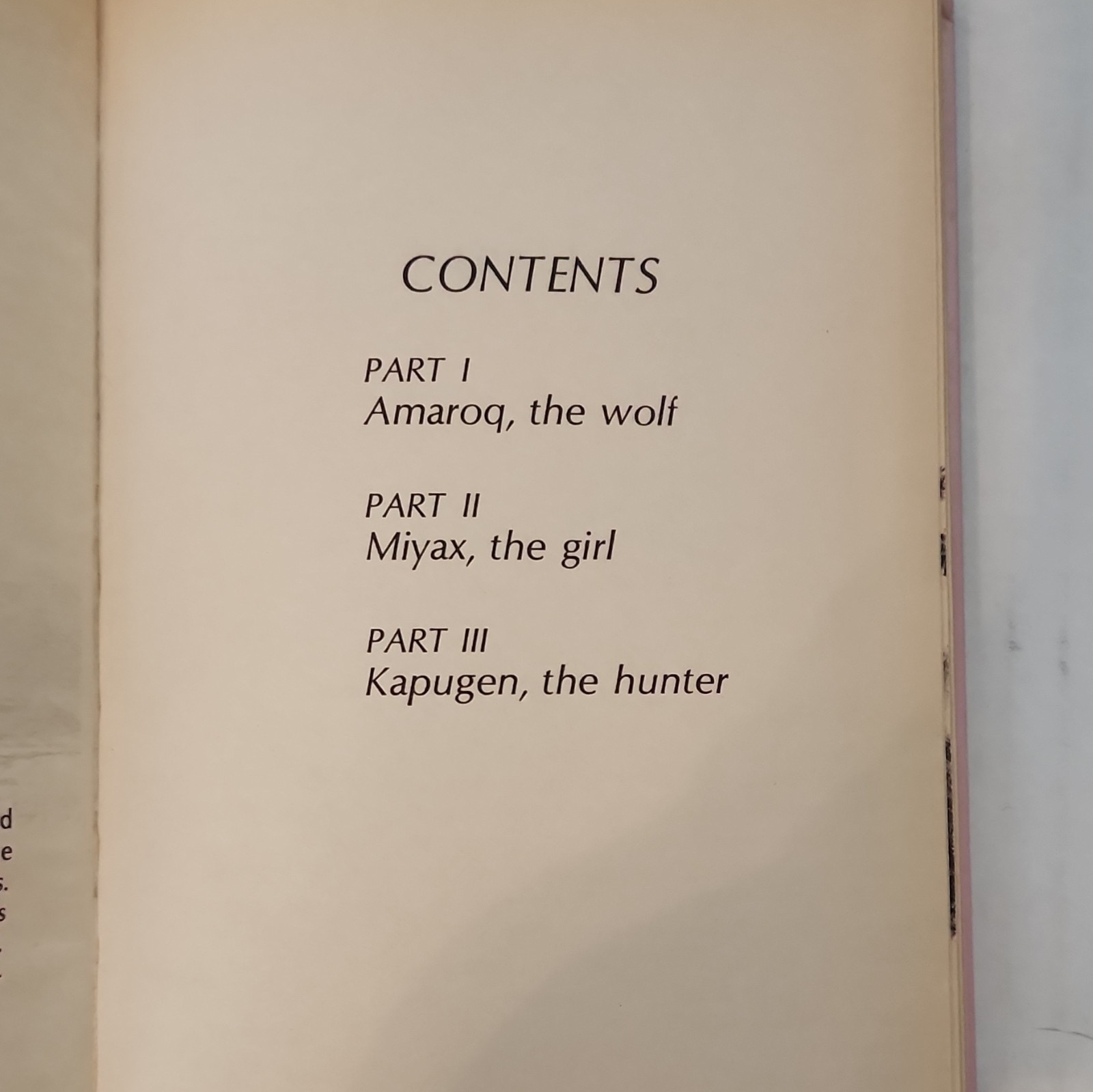 Julie of the Wolves by Jean Craighead George Hardcover Harper Trophy 1972 Illus