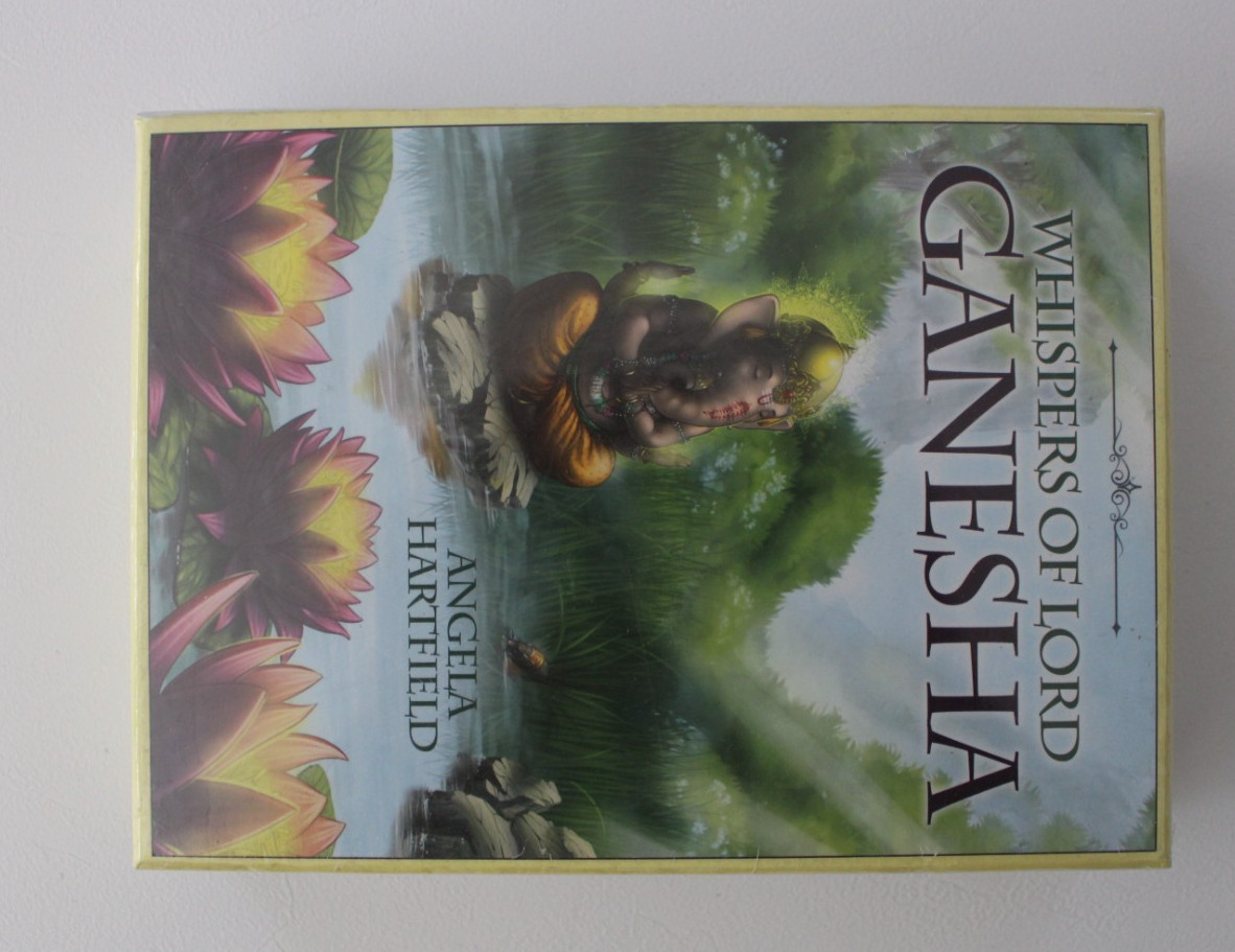 New Sealed Angela Hartfield Whispers of Lord Ganesha Oracle cards