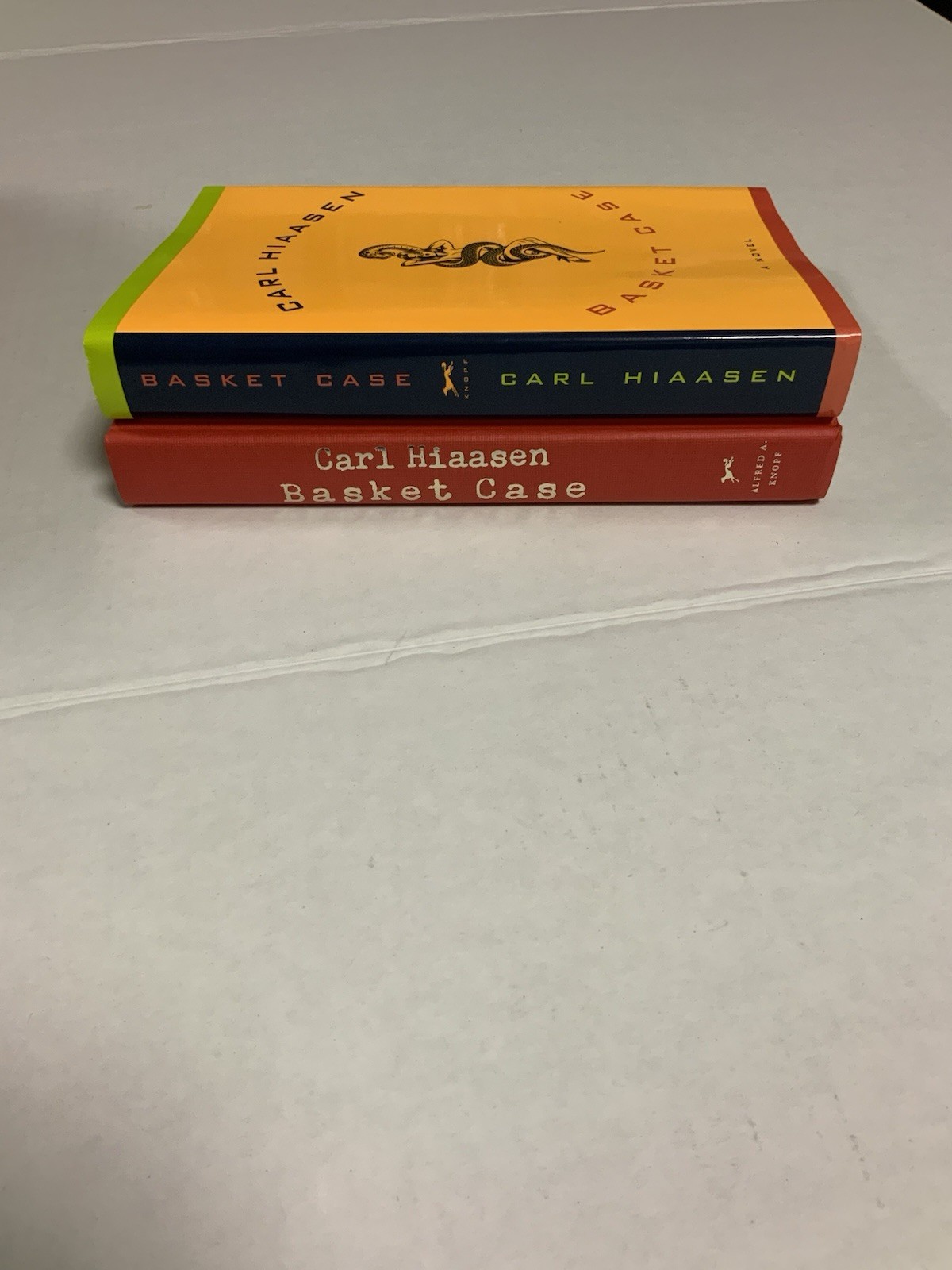Basket Case Carl Hiaasen (2002 HC) Signed 1st Ed DJ Alfred A. Knopf