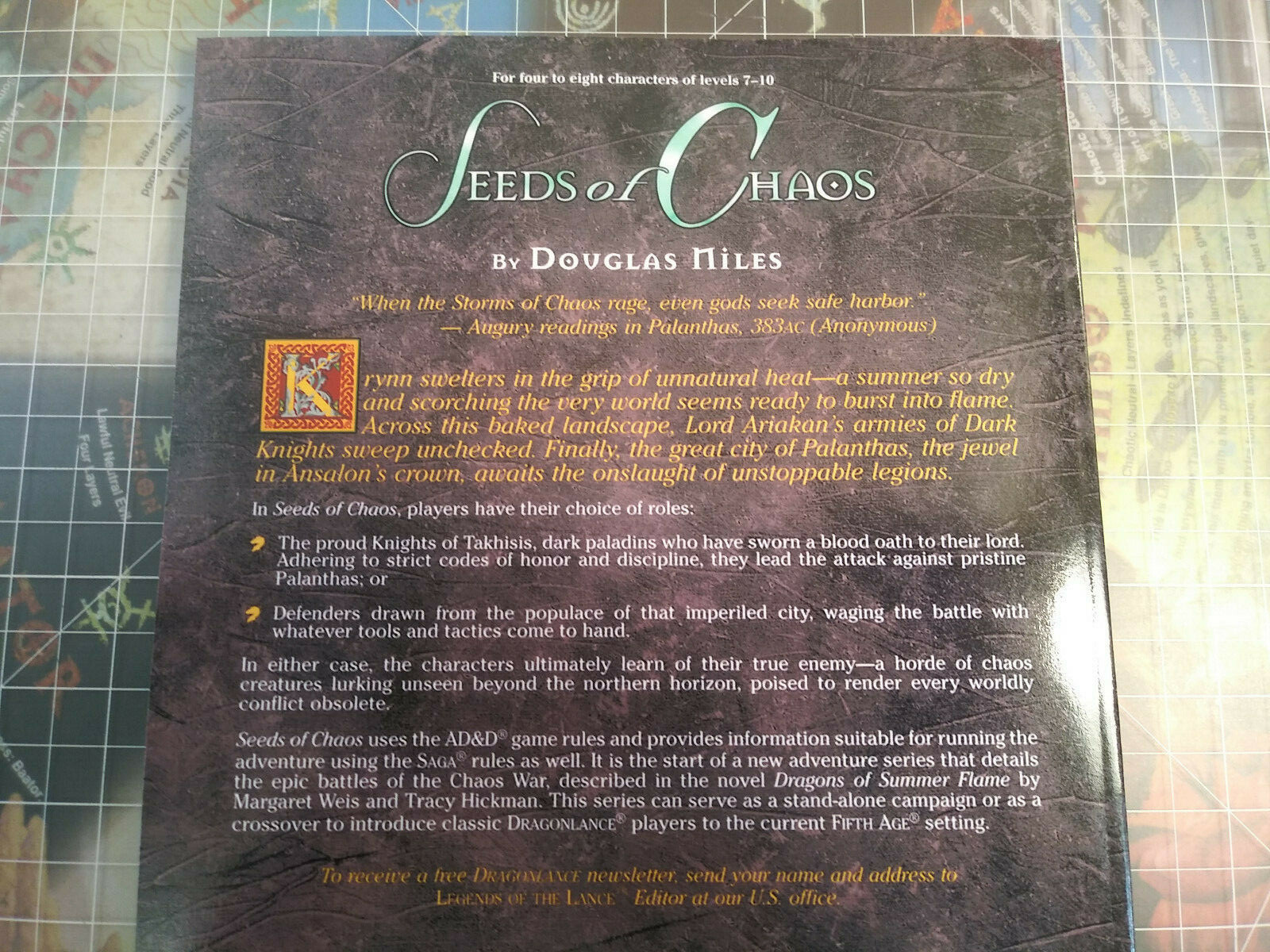 Seeds of Chaos – Dragonlance – Dungeons & Dragons