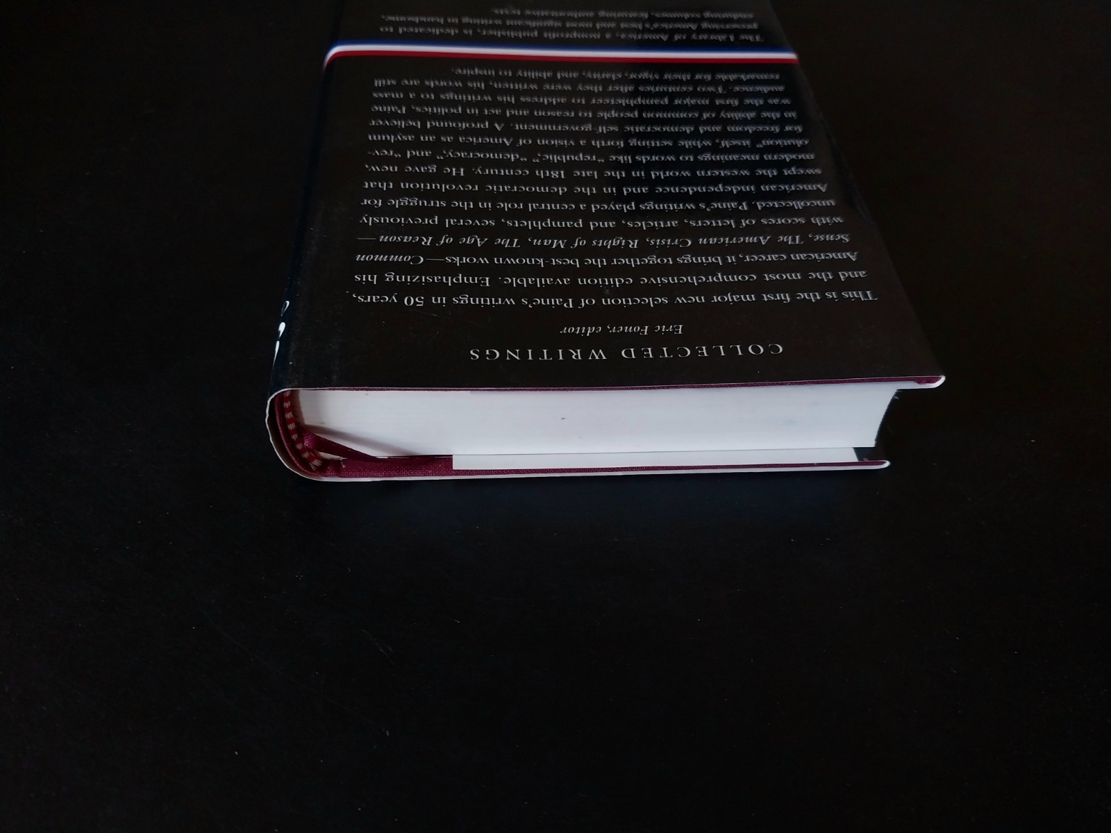 Thomas Paine – Collected Writings – The Library of America 7th Printing
