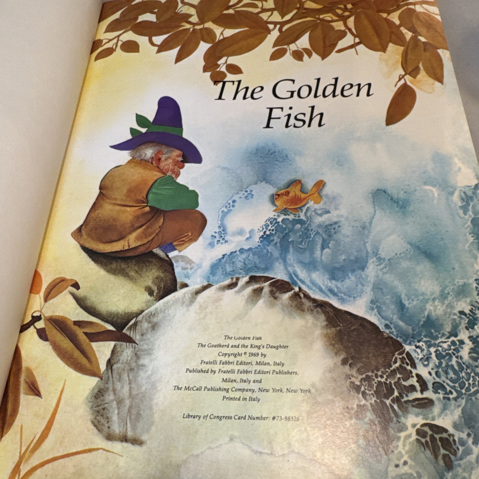 Vintage 1969 Storytime Treasury THE GOLDEN FISH/GOATHERD AND THE KINGS DAUGHTER