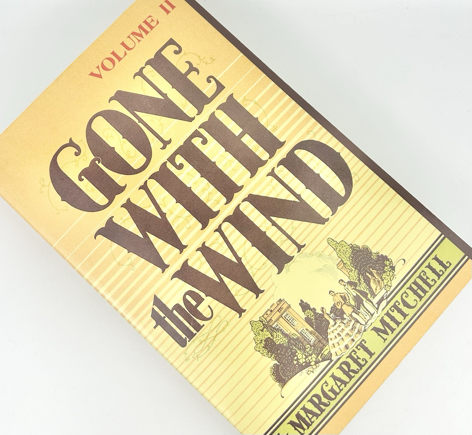 Rare Gone With The Wind Volume 1 & 2 Mitchell GK Hall Large Print Paperbacks